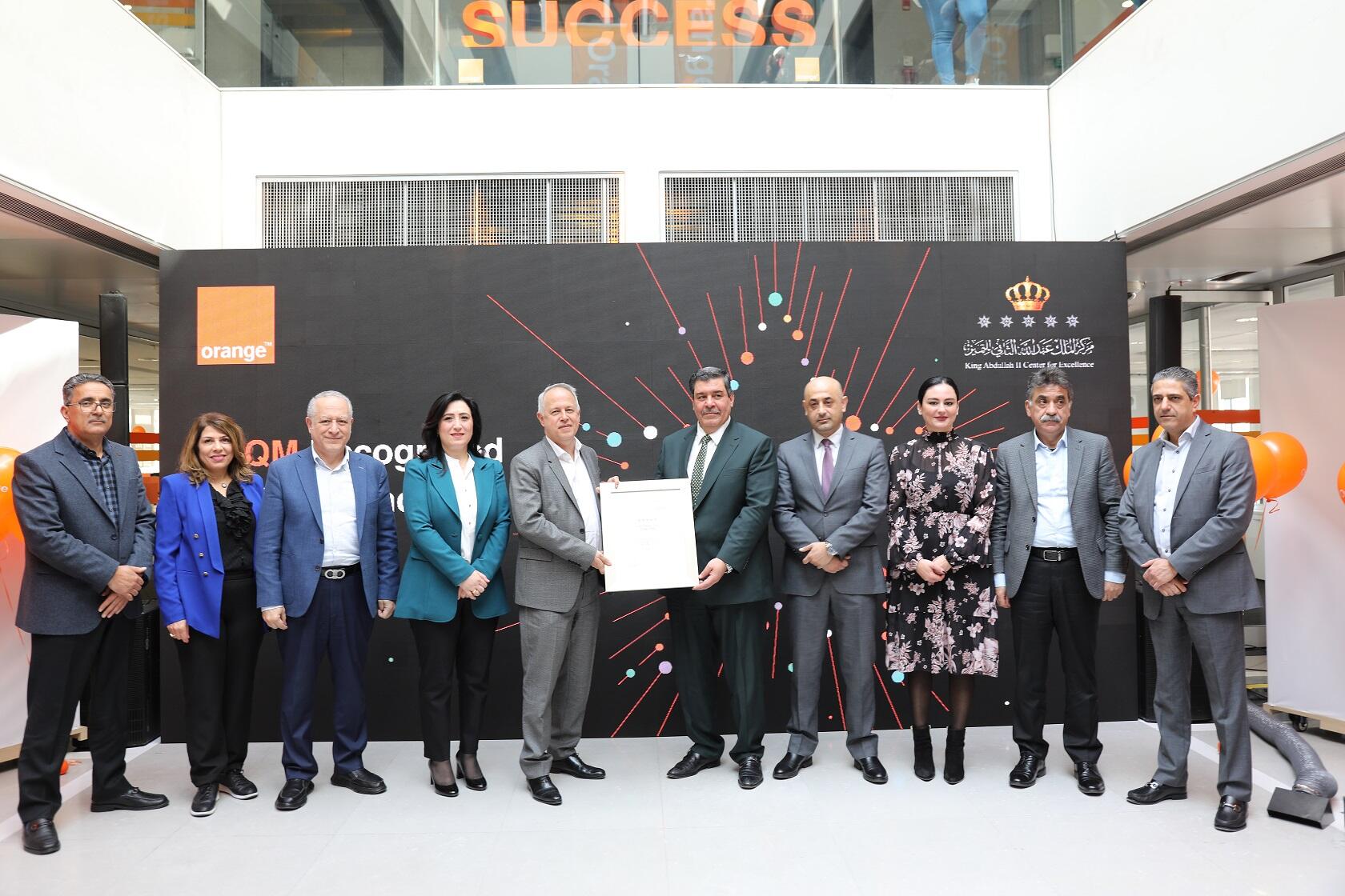 Orange Jordan is first company to receive Recognized for